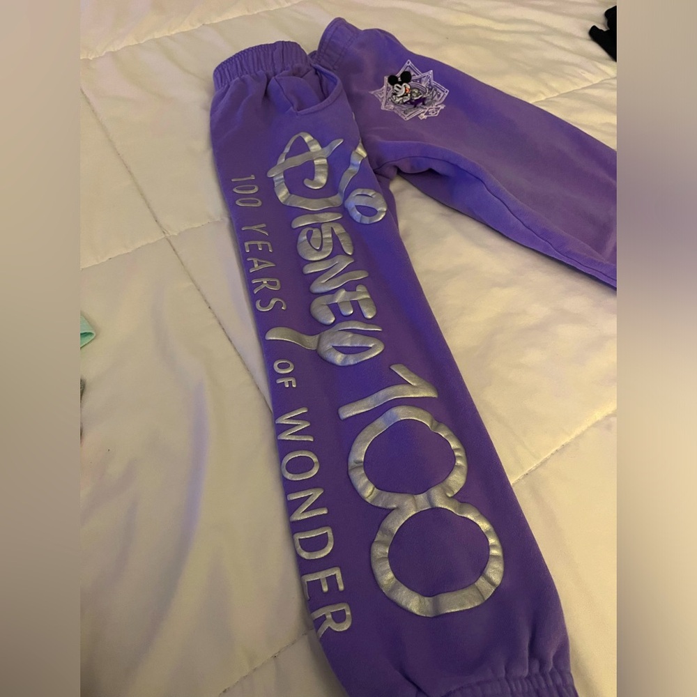 Disney 100 Anniversary Sweatpants for Kids